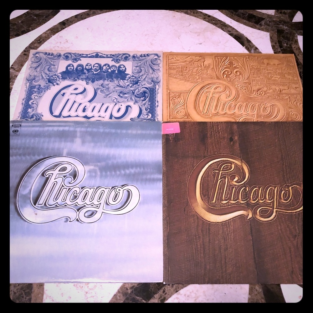**CHICAGO 4 PC ORIGINAL VINYL LPS**